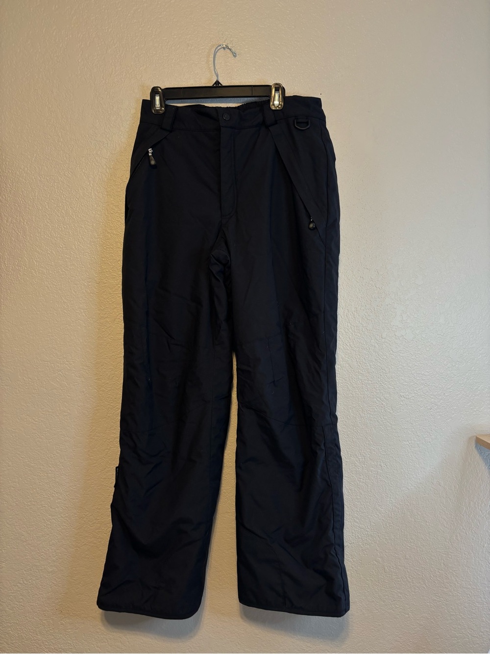 Columbia men black snow ski pants winter outdoor medium